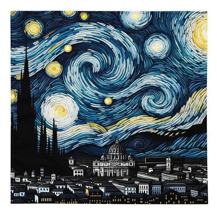 Notte Stellata su Roma - Foulard