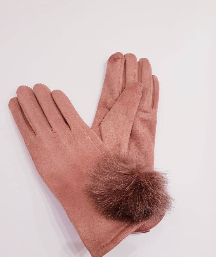Guanti con Pompon
