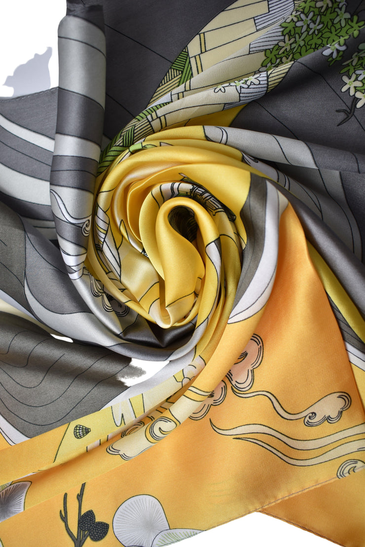 Foulard mongolfiere