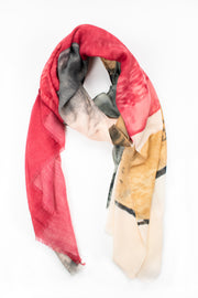 Foulard colorato rettangoli