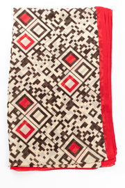 Foulard stampa geometrica