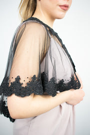 Coprispalle elegante in tulle
