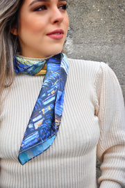 Foulard Quadrato Notte stellata