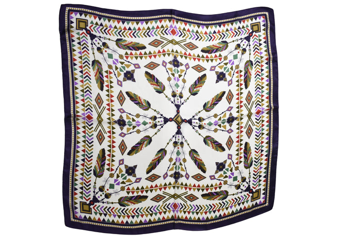 Foulard piume