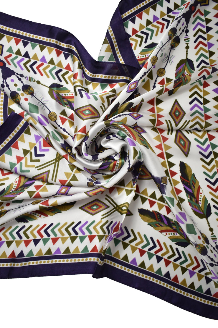 Foulard piume