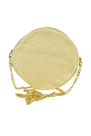 Pochette tonda conchiglie nera