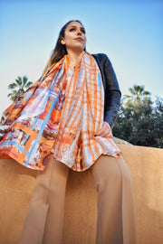 Foulard a righe