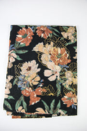 Sciarpa Fiori oro