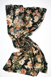 Sciarpa Fiori oro
