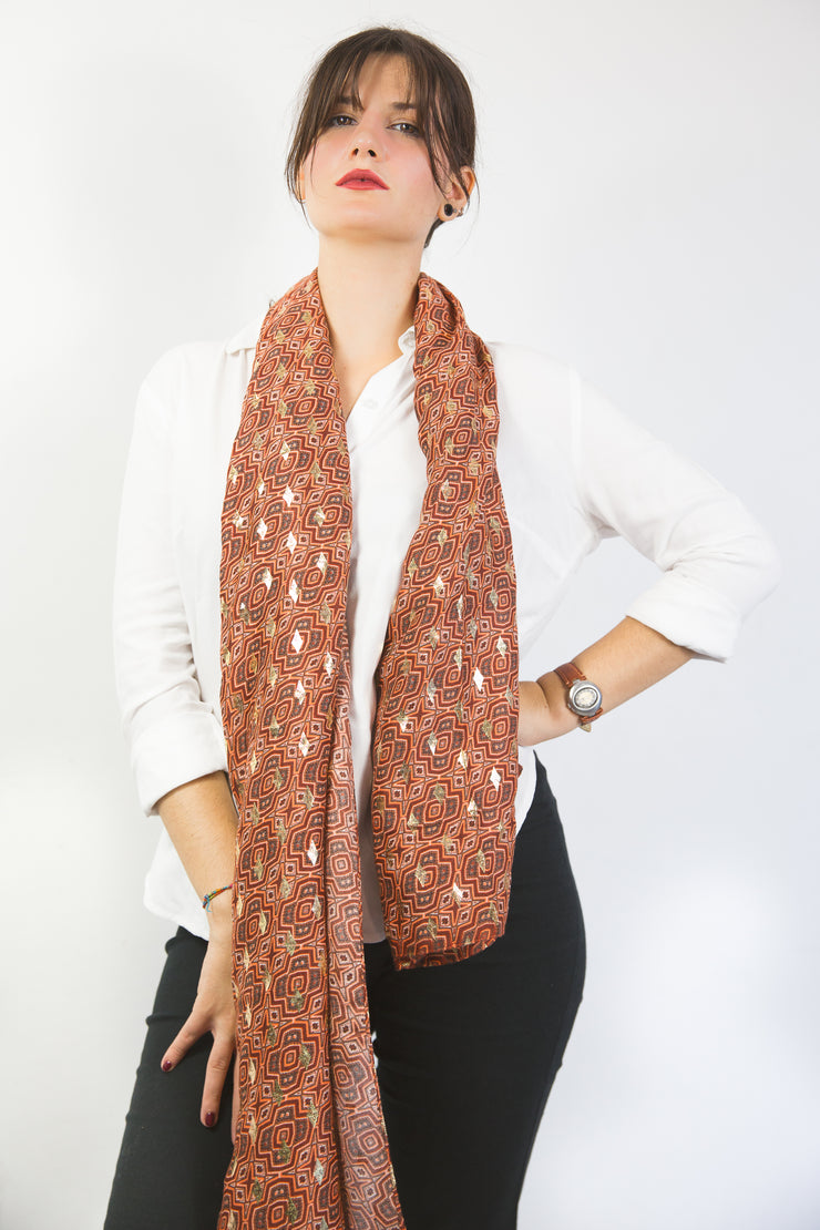 Foulard Rombi gold
