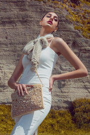 Pochette con tracolla conchiglie