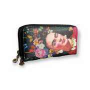 Portafoglio Frida Kahlo nero