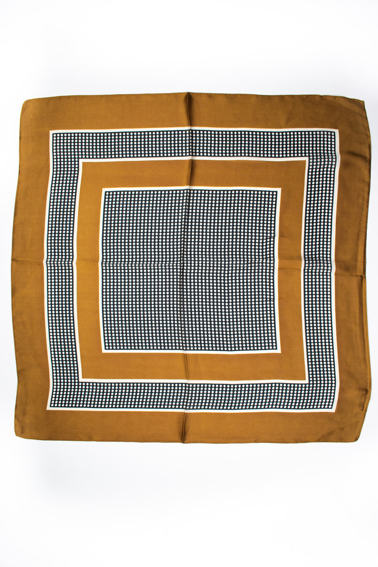 Foulard quadrato a pois