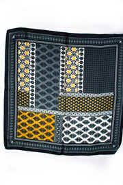 Foulard quadrato a stampa etnica